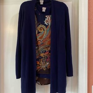 Chico’s sweater/ top size 2